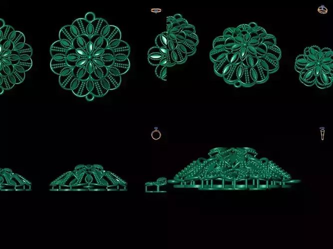 Pendant Set 2 series of ornaments