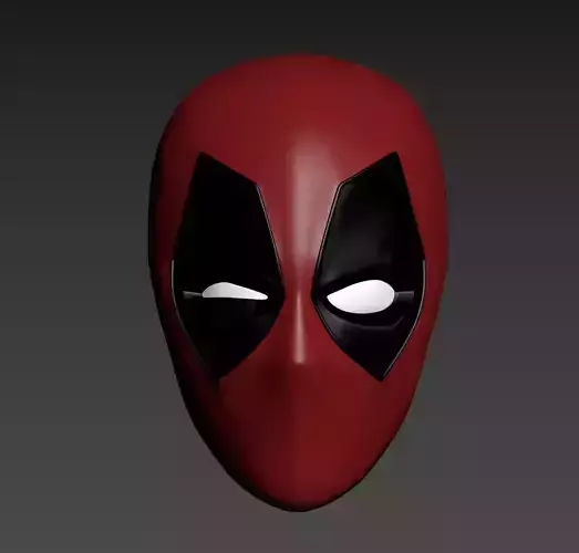 Marvel DeadPool Mask 3D print model