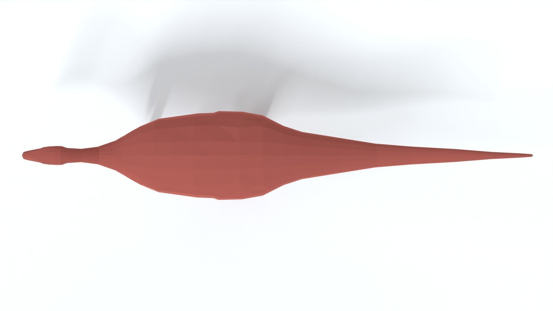 Low Poly Cartoon Camptosaurus Dinosaur Low-poly 3D model_8