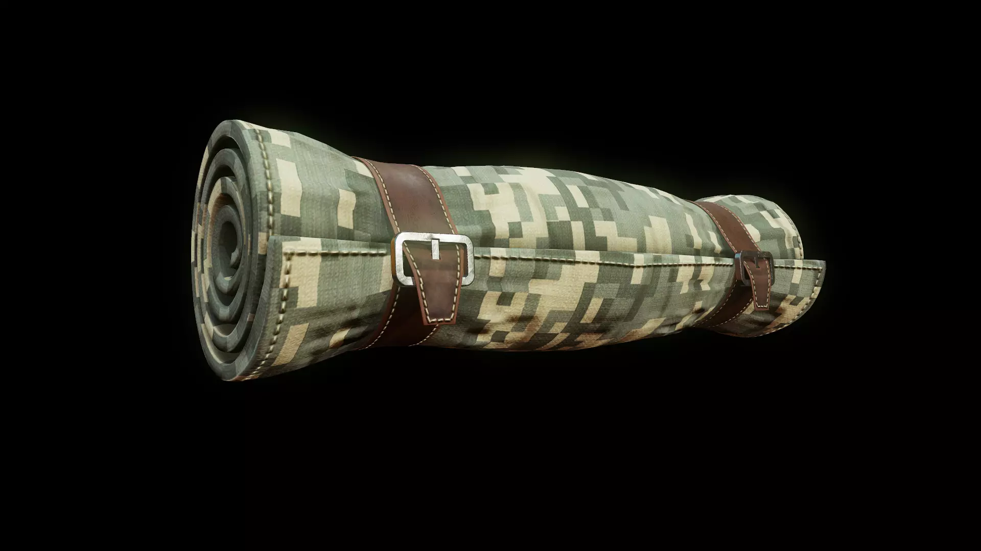 Camping Sleeping Bag - Tutorial Included 3D model