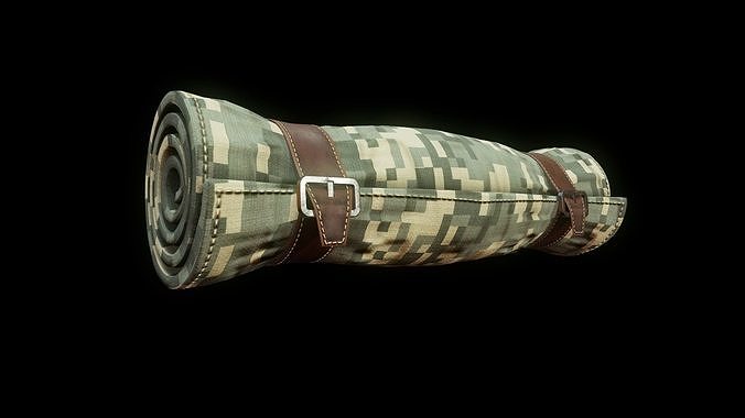 Camping Sleeping Bag - Tutorial Included 3D model