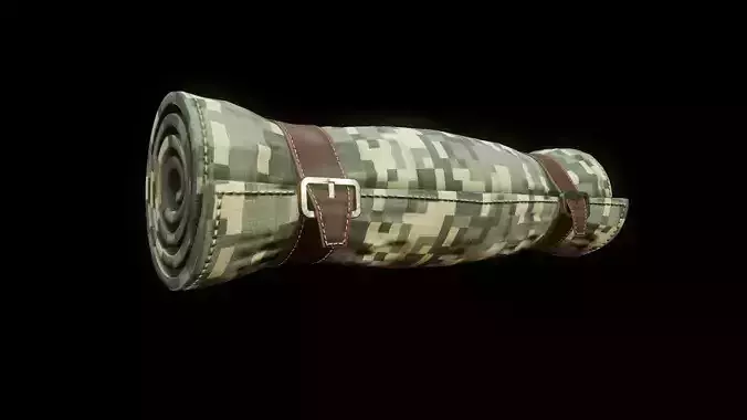 Camping Sleeping Bag - Tutorial Included 3D model