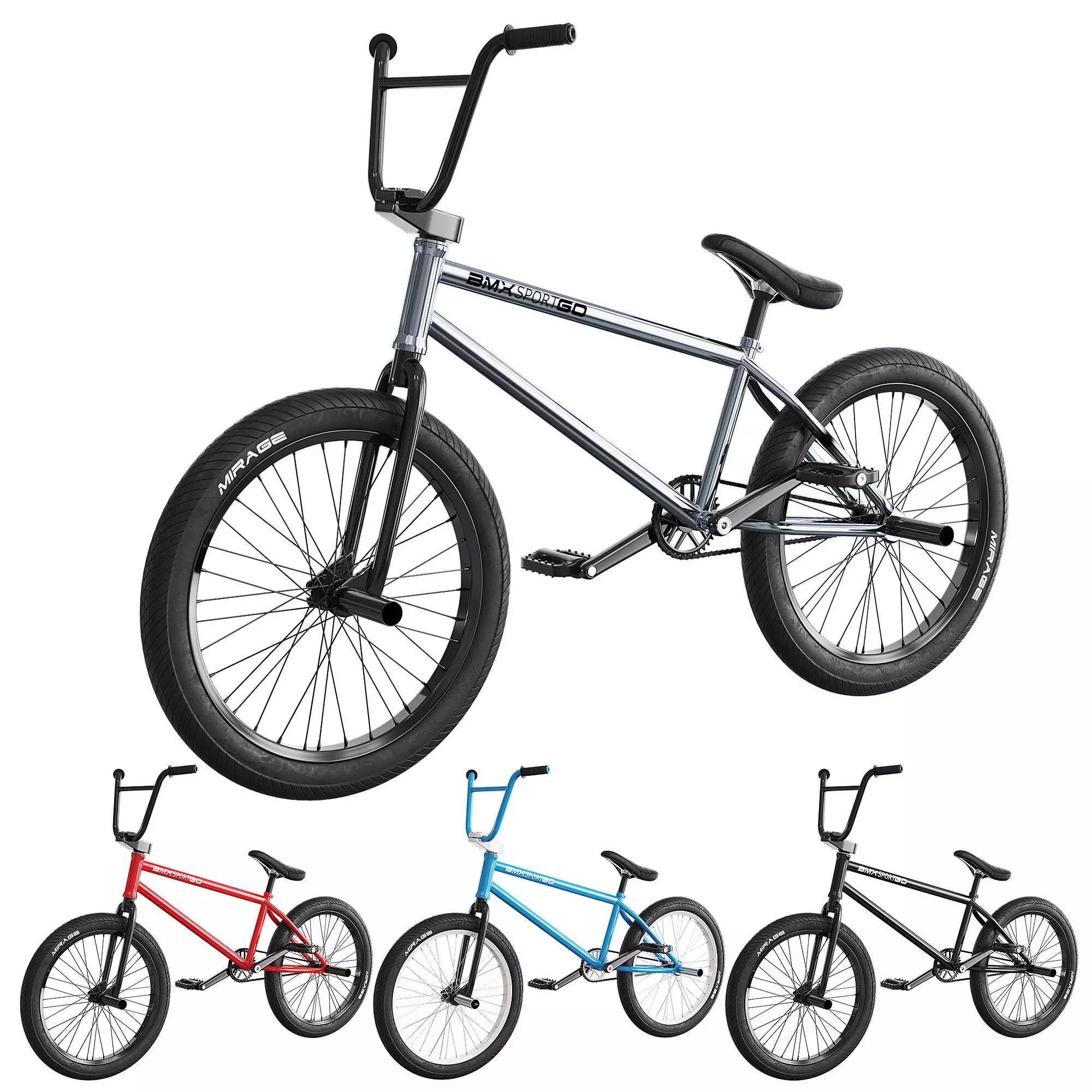 BMX Sports Bike 3D model