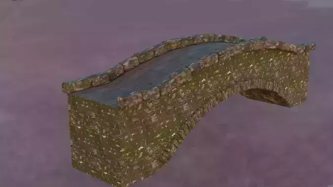 Medieval Bridge Simple Asset  