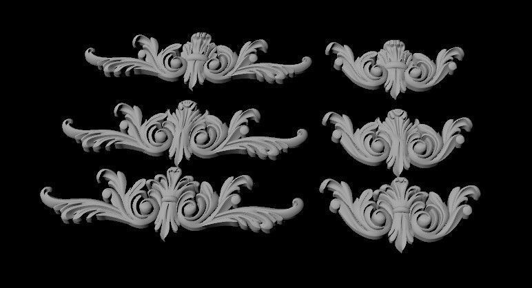 dekor ornament 3D model_1