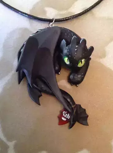 night fury how to train your dragon 3D print model