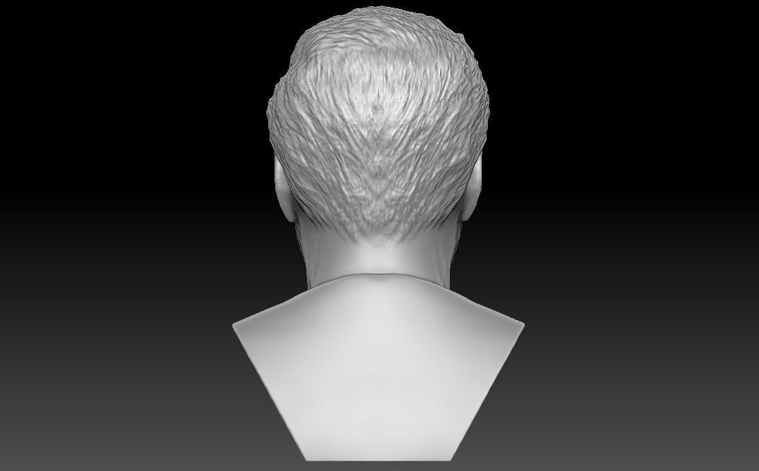 Tony Stark Robert Downey Jr Iron Man bust for 3D printing 3D print model_6