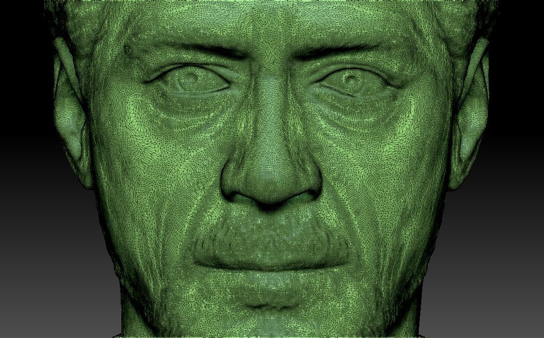 Tony Stark Robert Downey Jr Iron Man bust for 3D printing 3D print model_28