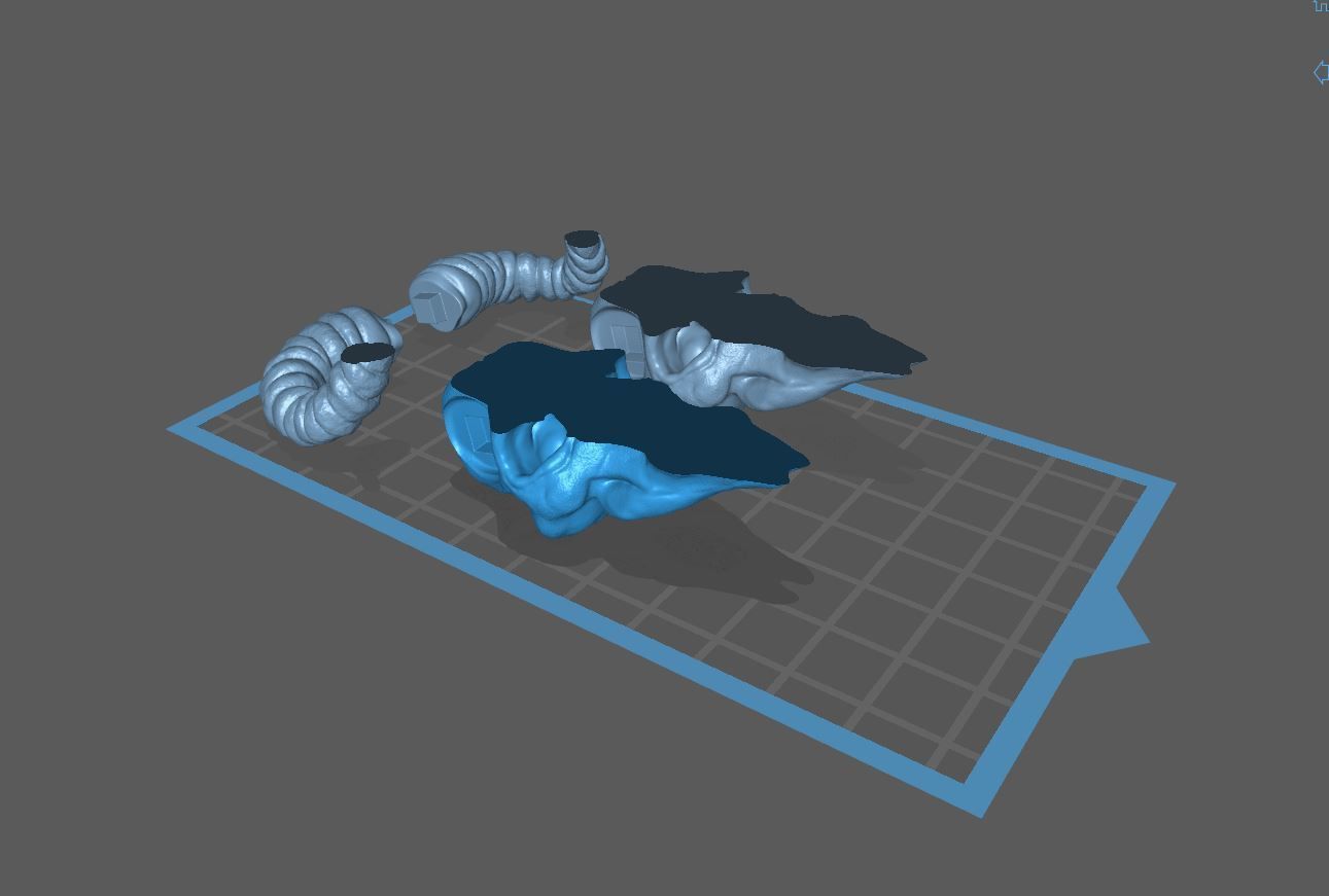 Baphomet Skull Head Stylized 3D print model_12