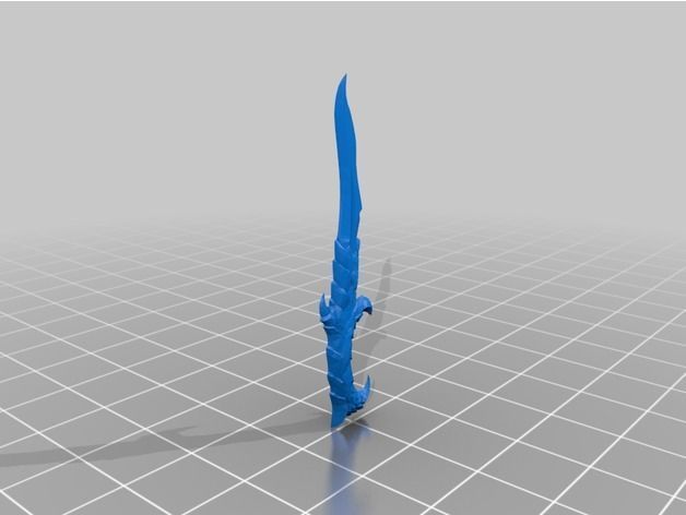 Valorant Elderflame Knife 3D print model_3