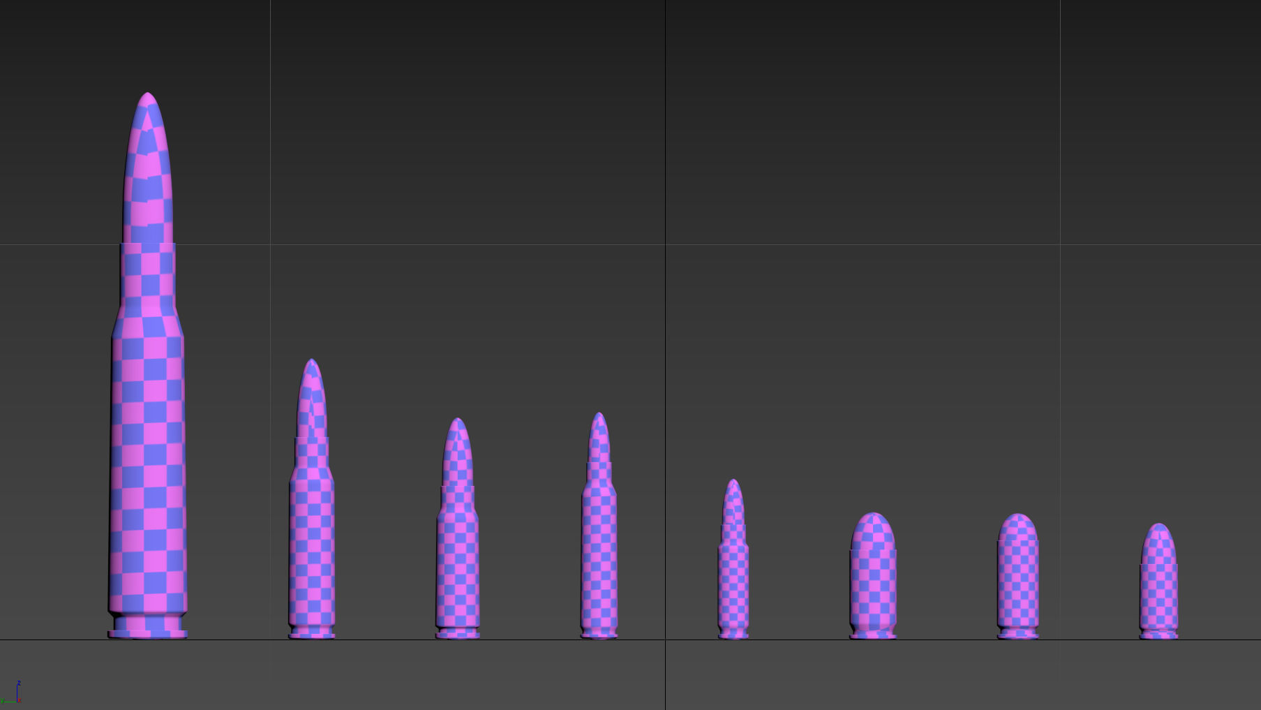 AAA Ammunition Pack - exact measurements - PBR - low-poly Low-poly 3D model_5