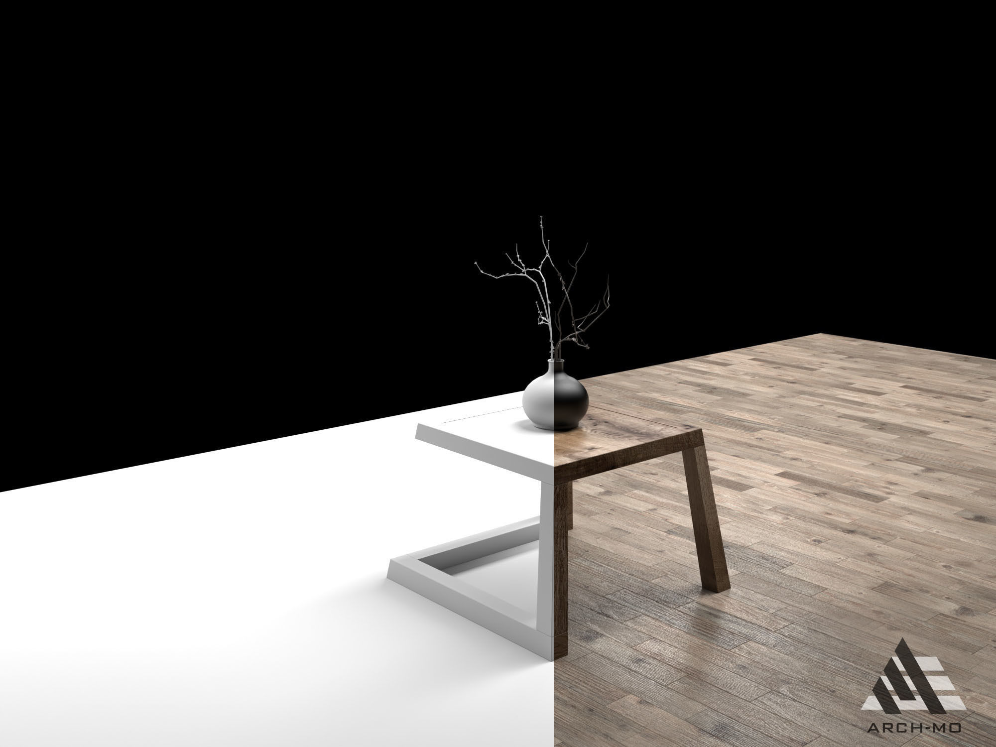 Coffee table 04- furniture Free 3D model_4