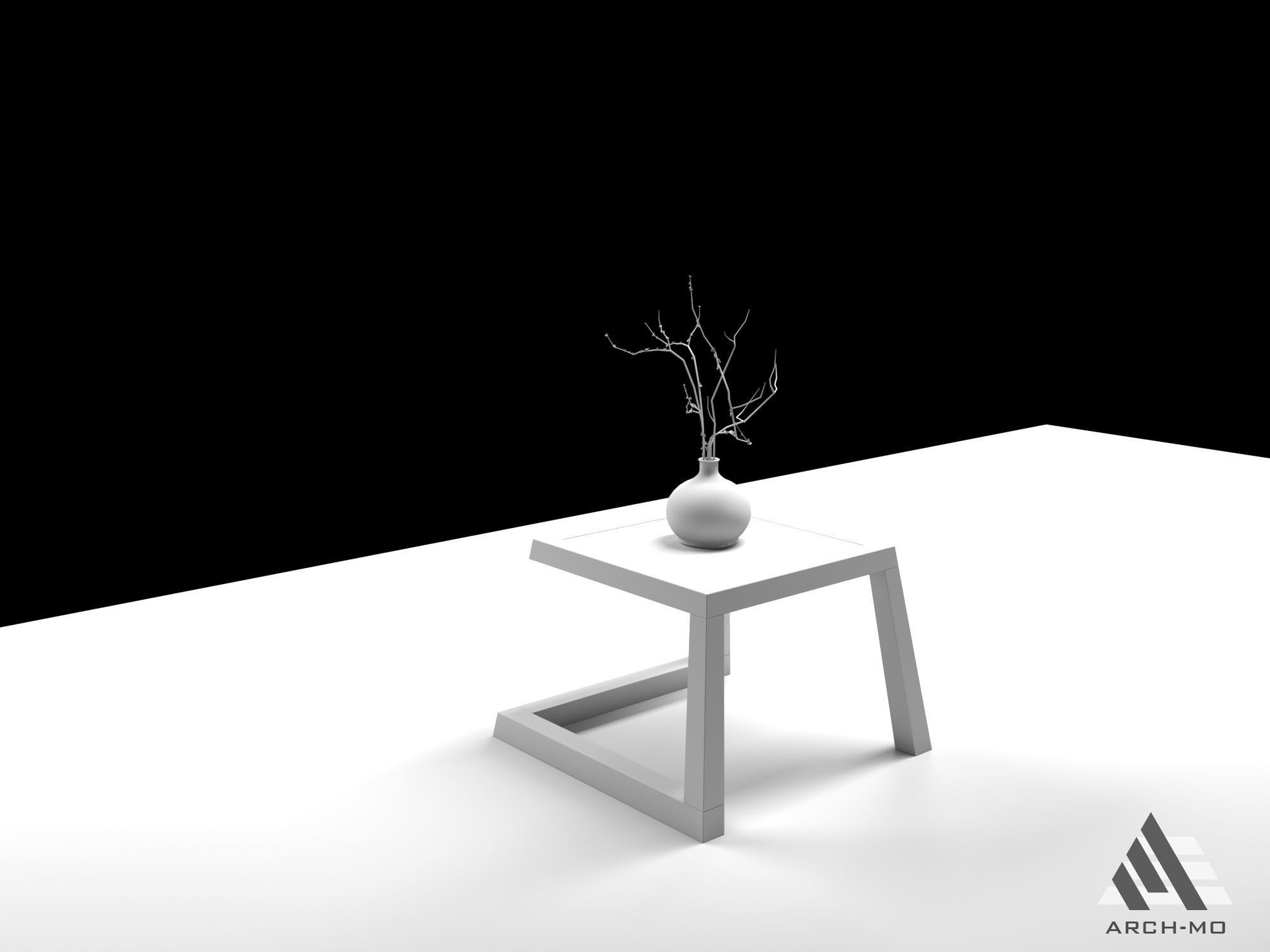 Coffee table 04- furniture Free 3D model_5