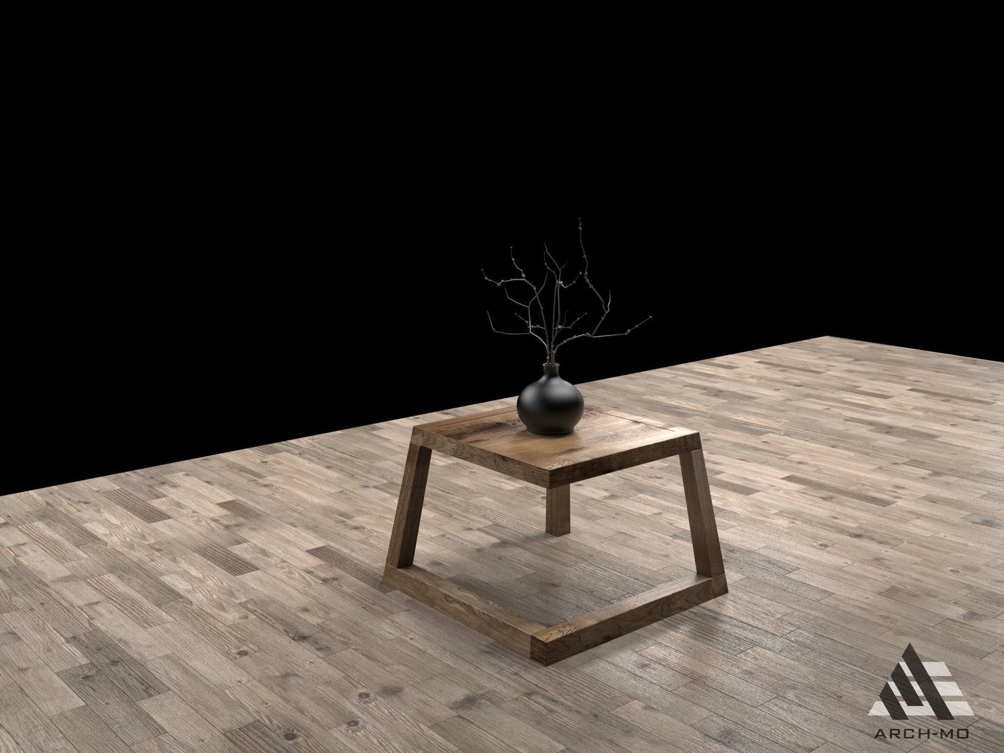 Coffee table 04- furniture Free 3D model_3