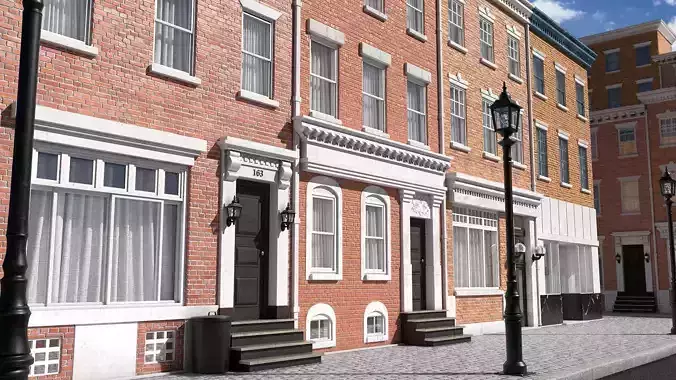 Classic Street 3D model