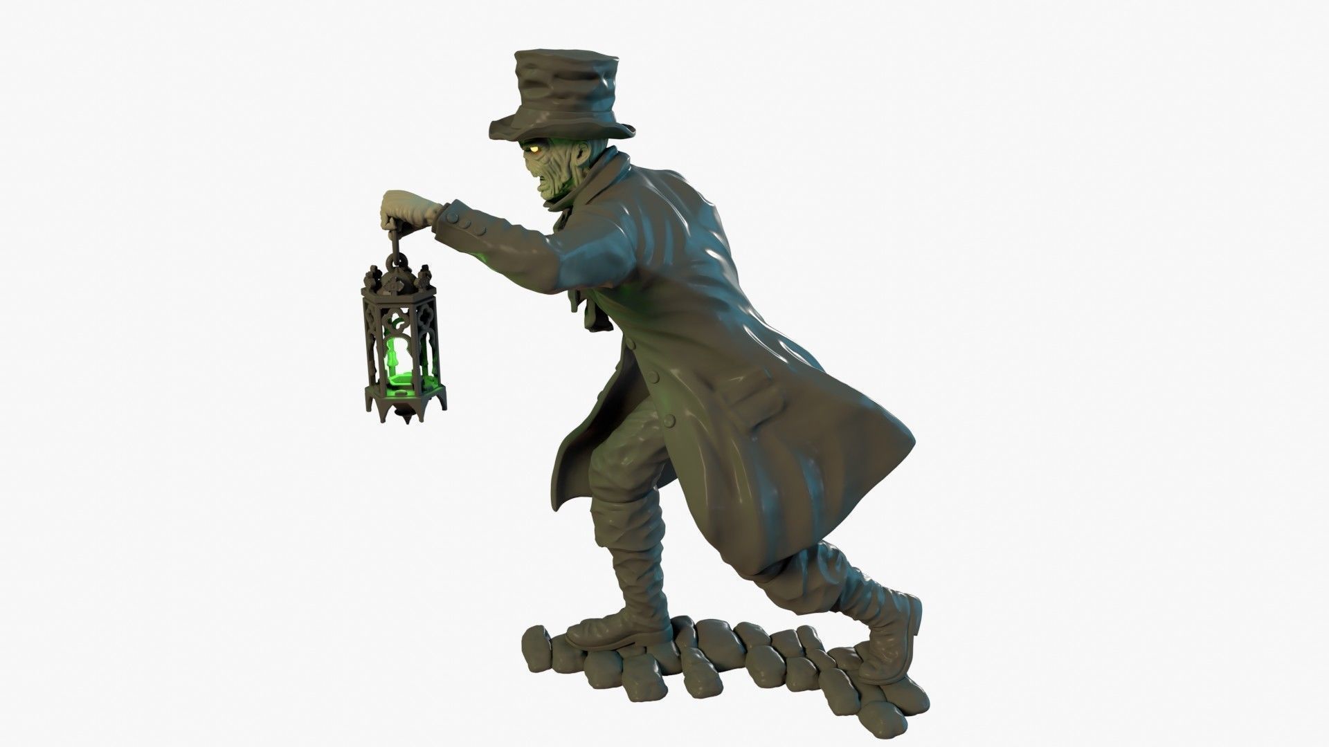 Eddie with Lantern 3D print model_2