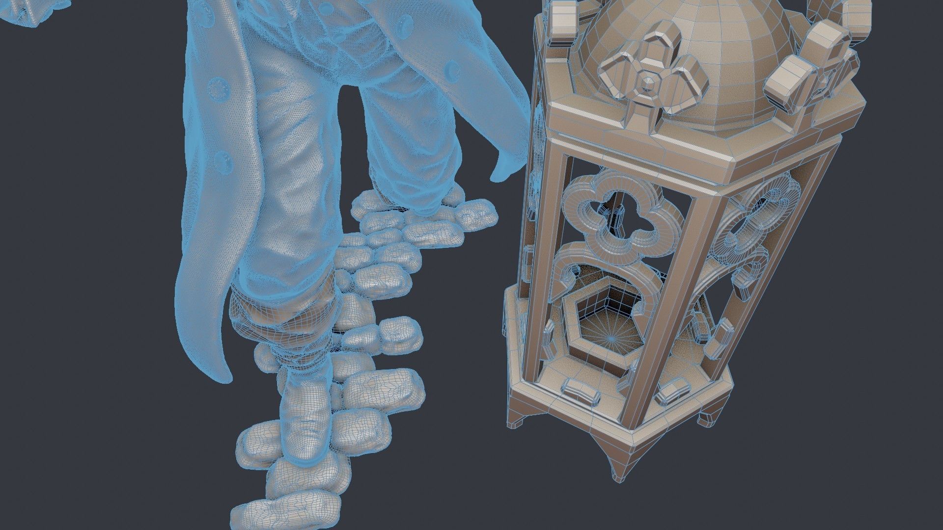 Eddie with Lantern 3D print model_19