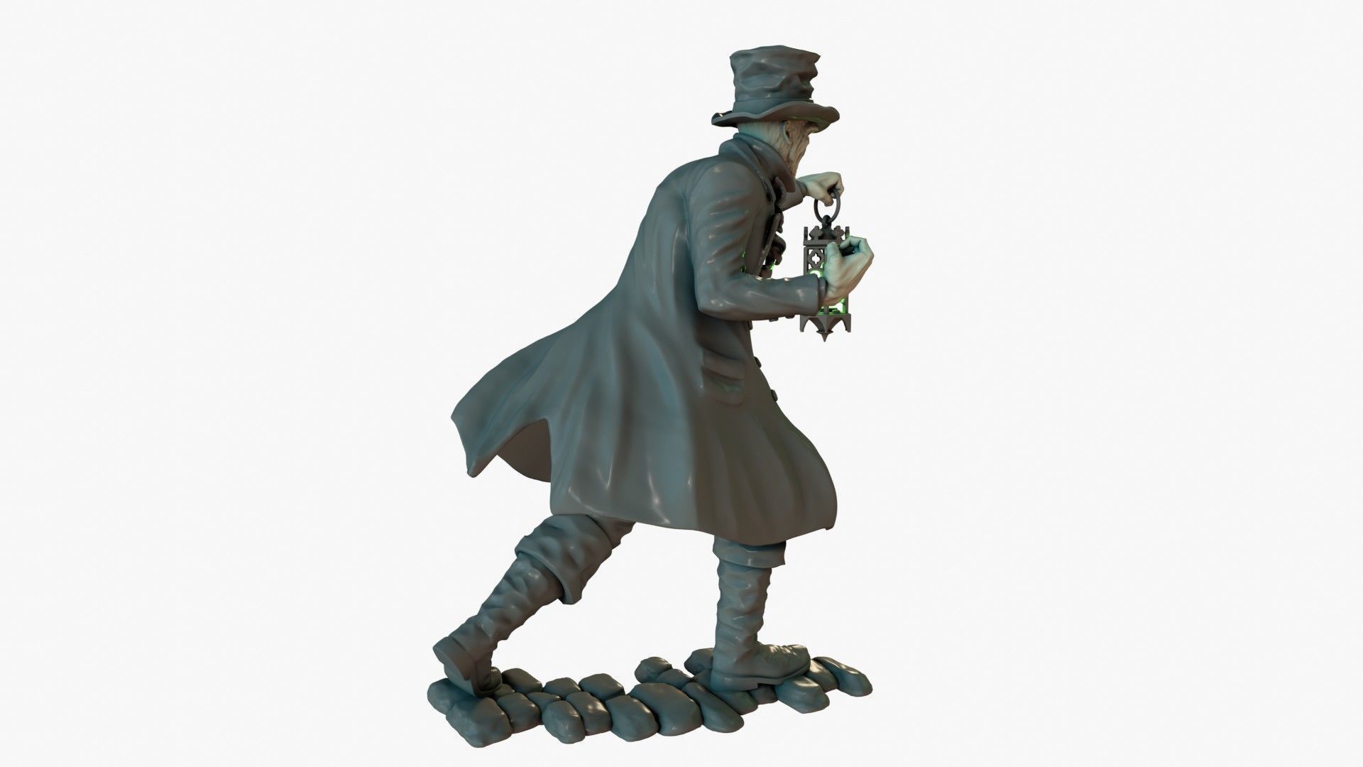 Eddie with Lantern 3D print model_12