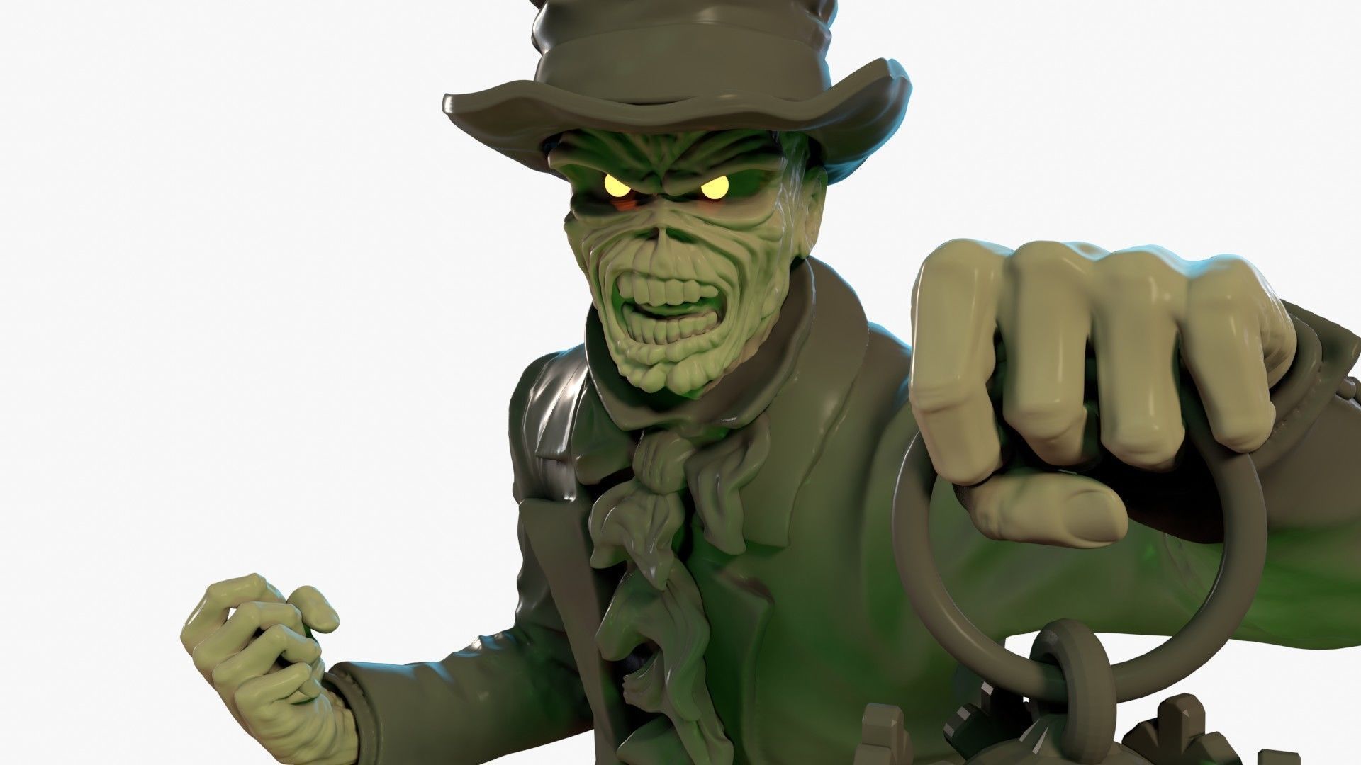 Eddie with Lantern 3D print model_8