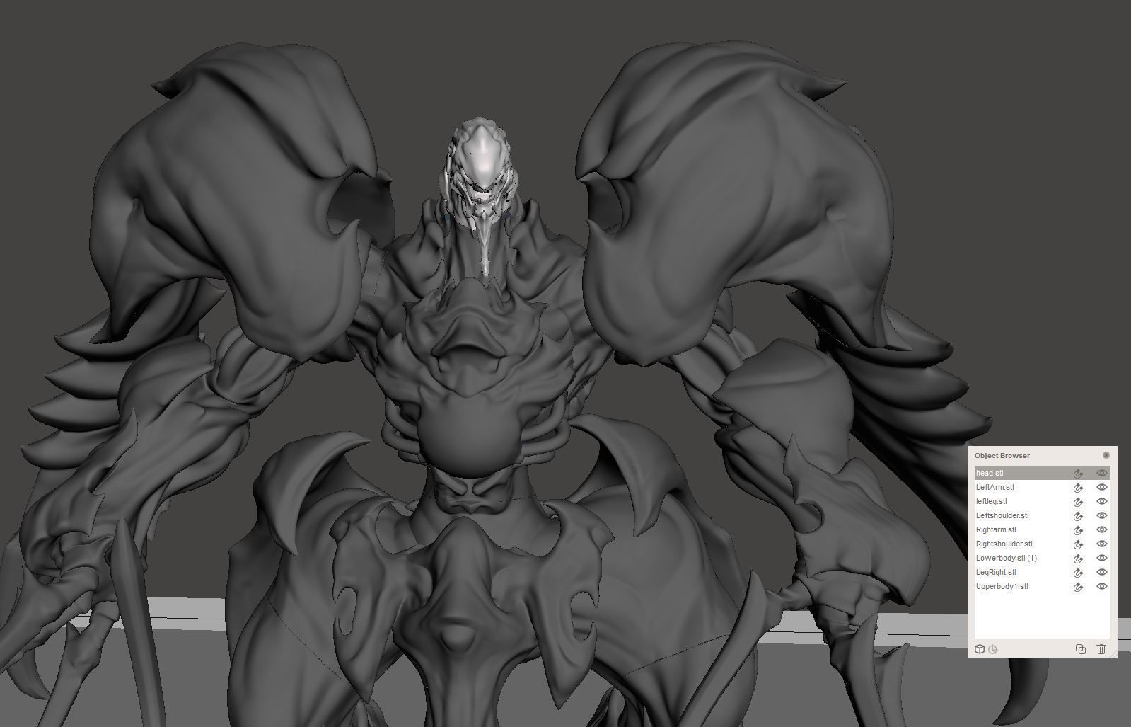 Ruby Weapon - Final fantasy XIV 3D print model_2