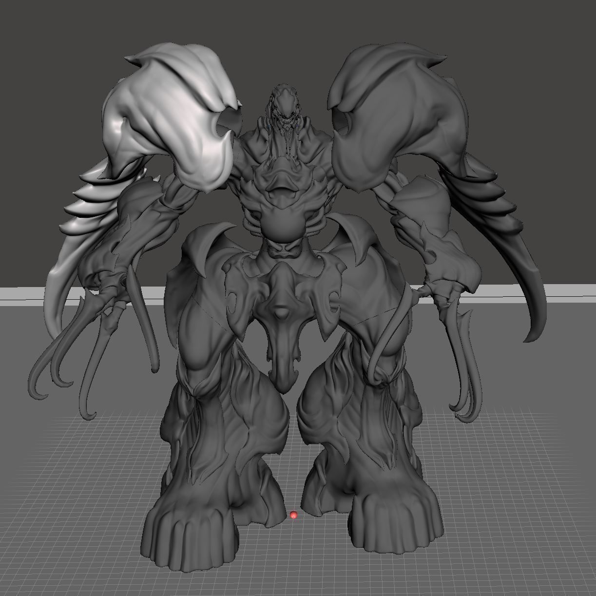 Ruby Weapon - Final fantasy XIV 3D print model_1