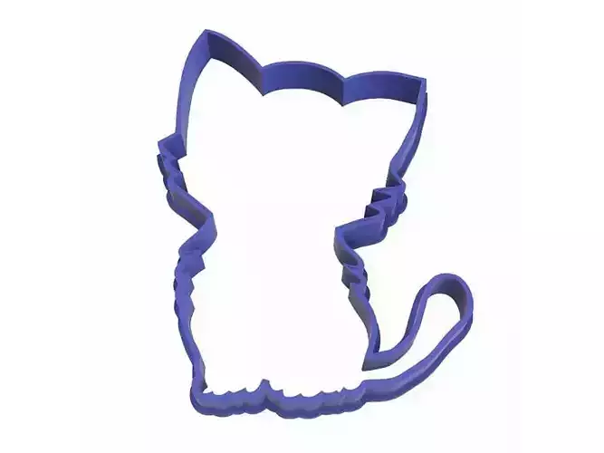0254 Cat 01n cookie cutter
