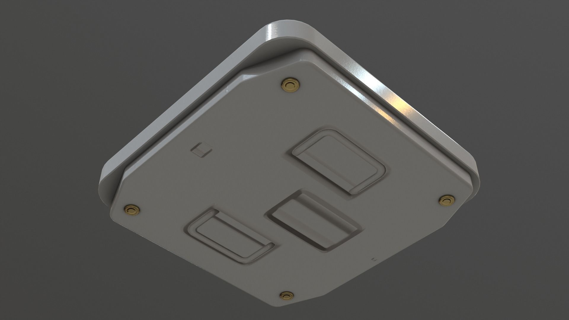 Bathroom Scale 3D model_8