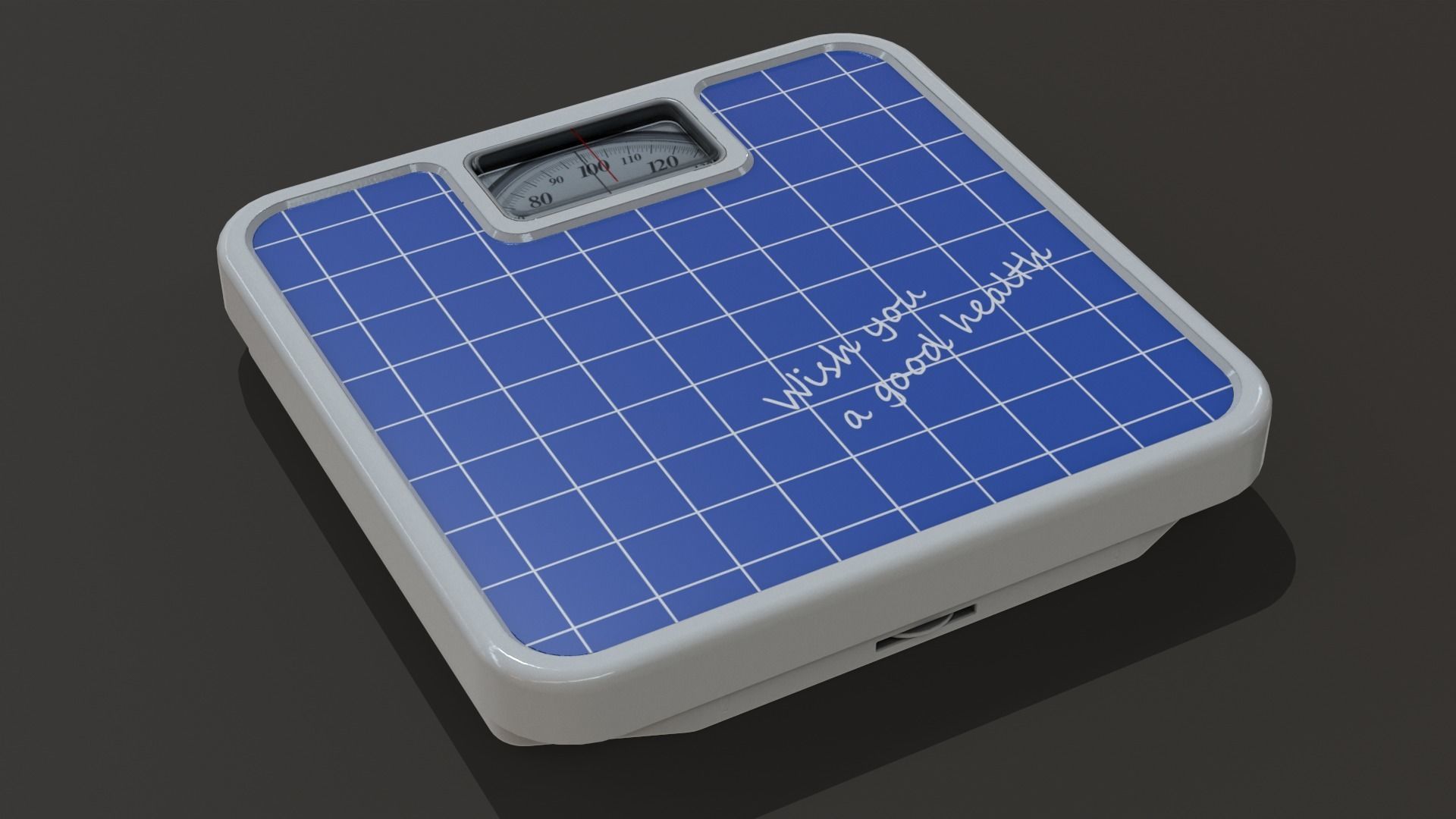 Bathroom Scale 3D model_1
