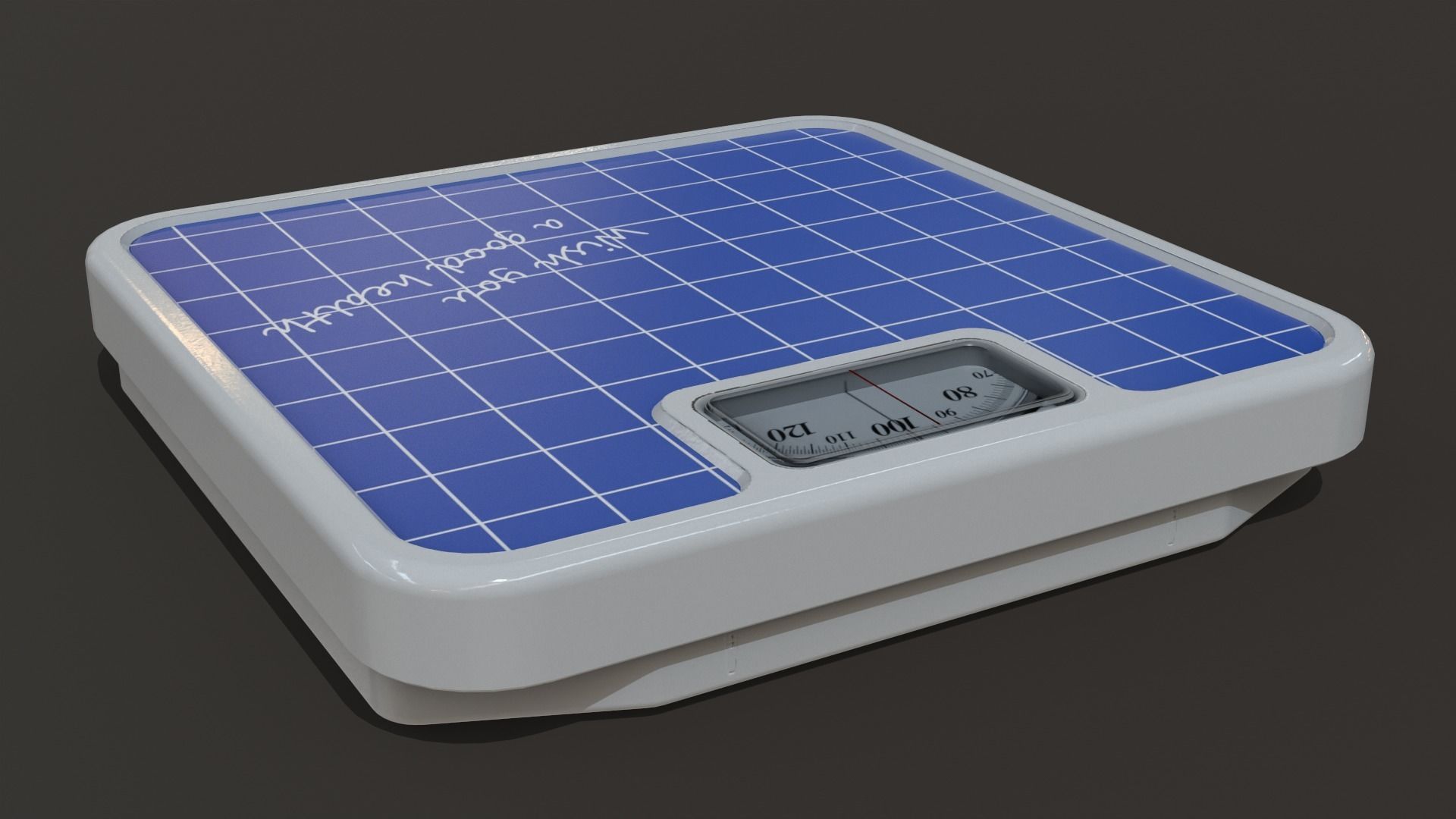 Bathroom Scale 3D model_11