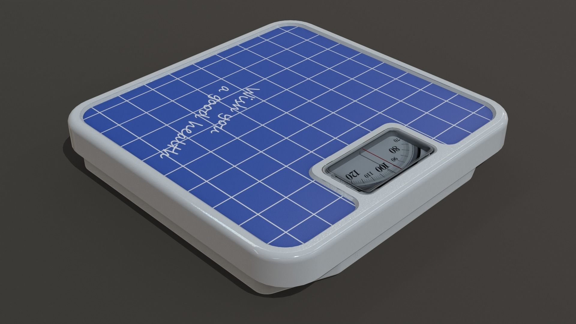 Bathroom Scale 3D model_6