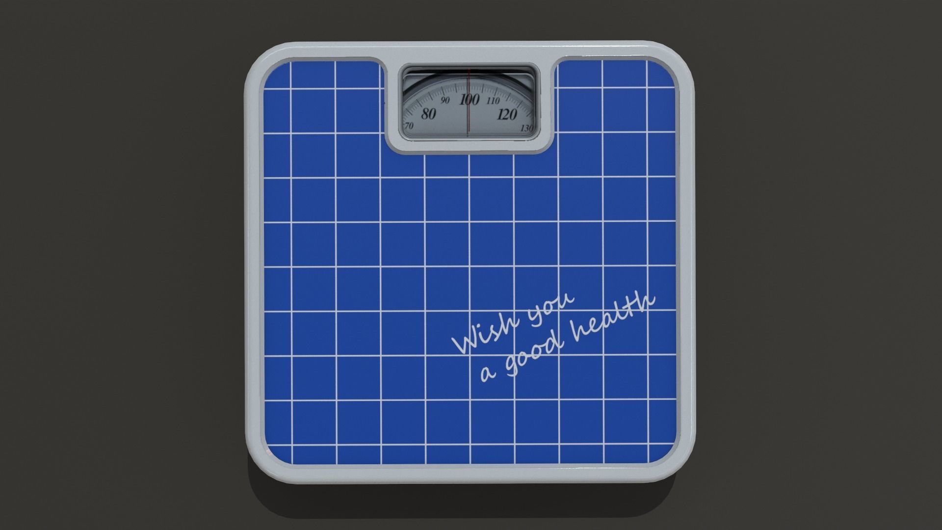 Bathroom Scale 3D model_12