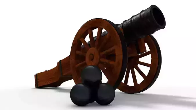 An old medieval cannon