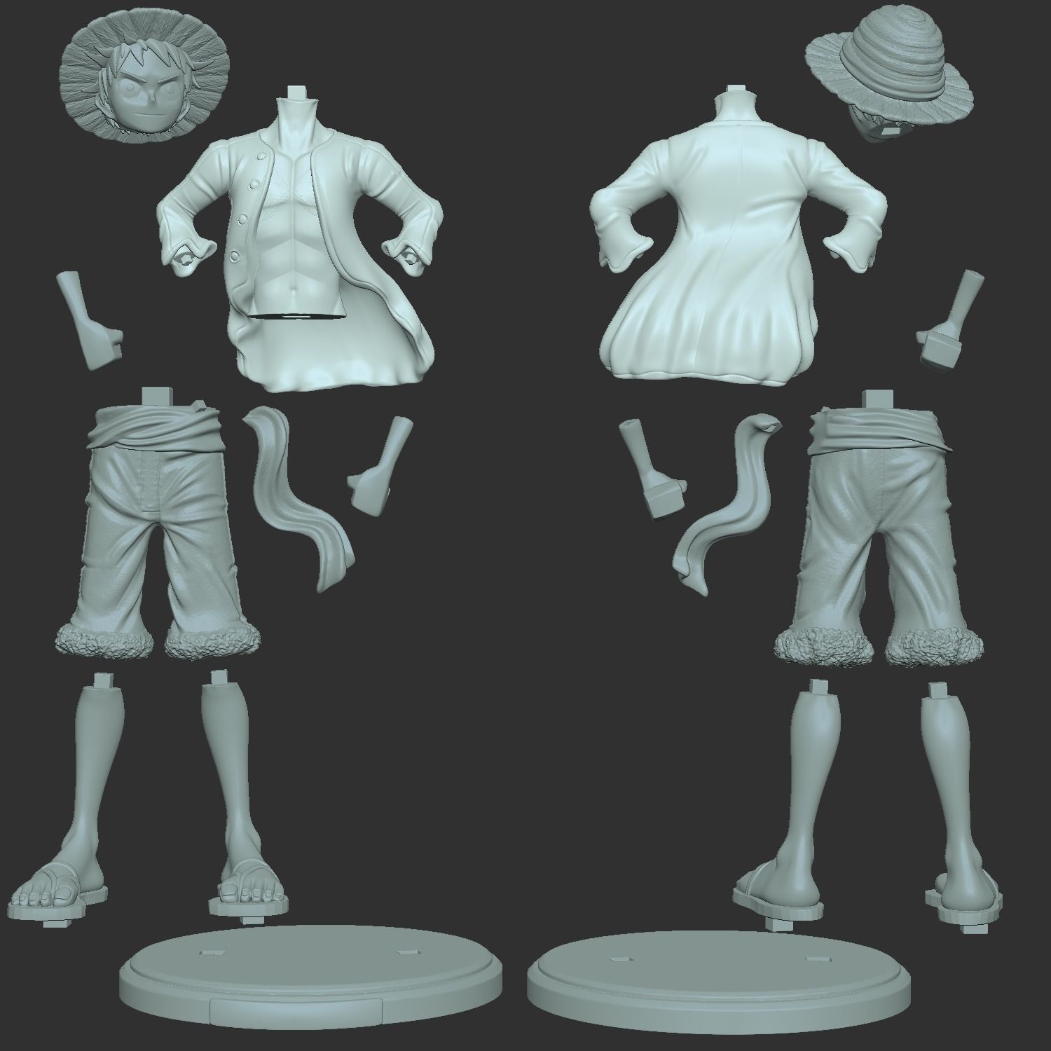 Luffy One Piece - 3D Print 3D print model_2
