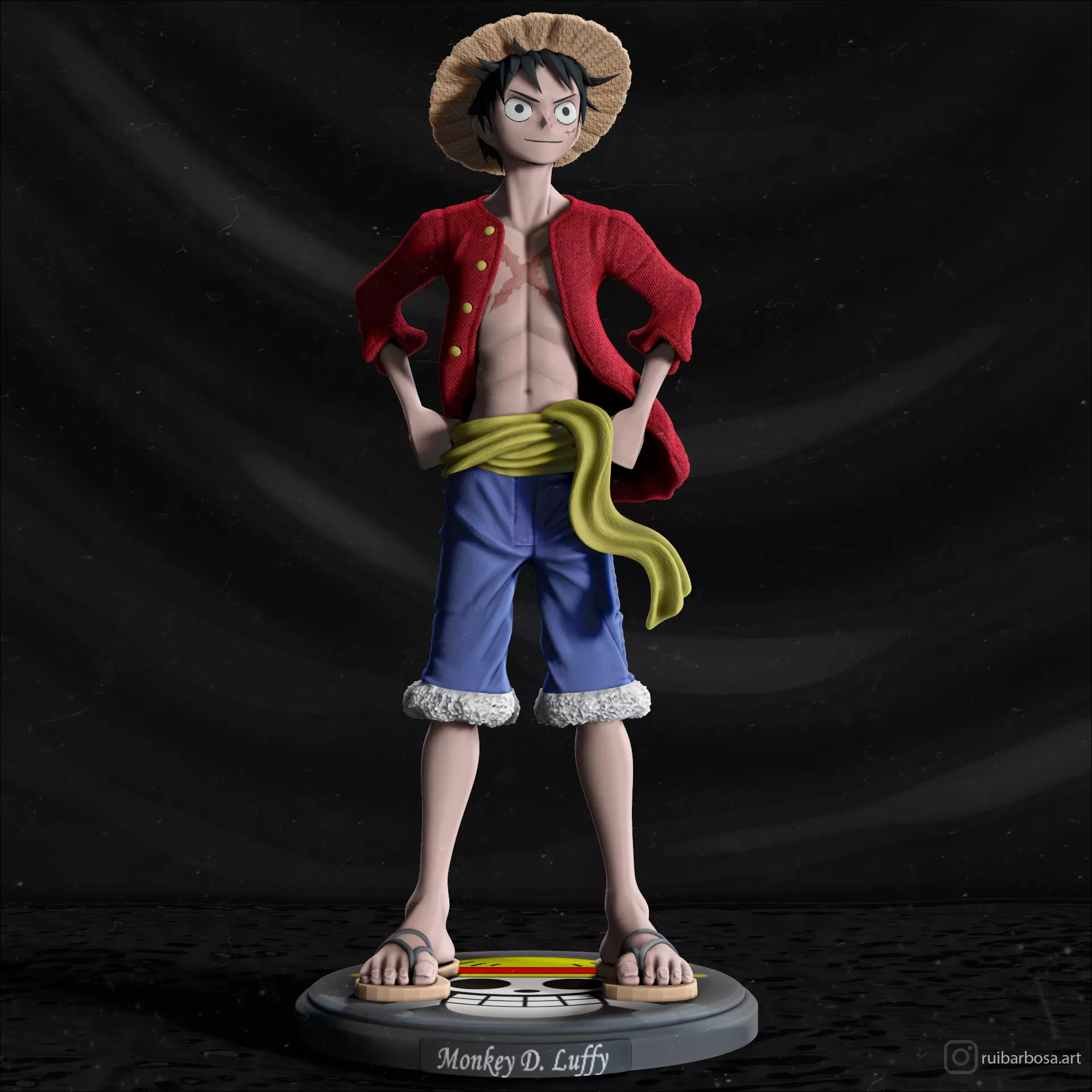 Luffy One Piece - 3D Print 3D print model_0