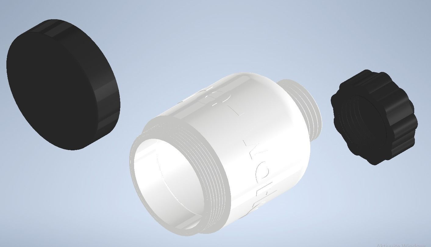 Mini Pre workout jar  Protein carrier  3D print model_4