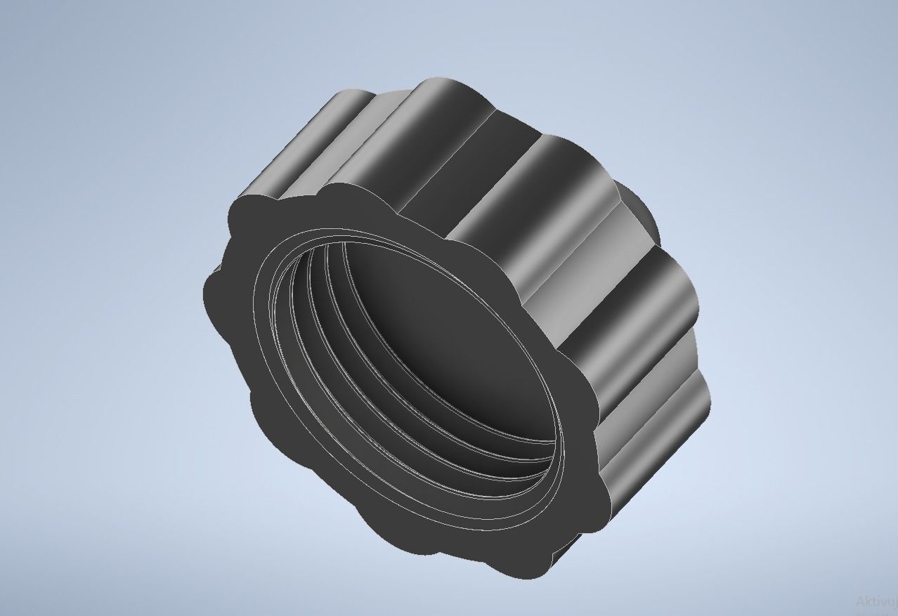 Mini Pre workout jar  Protein carrier  3D print model_6