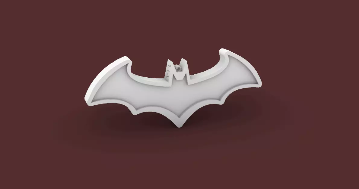Batman Earrings 3D Model 3D print model