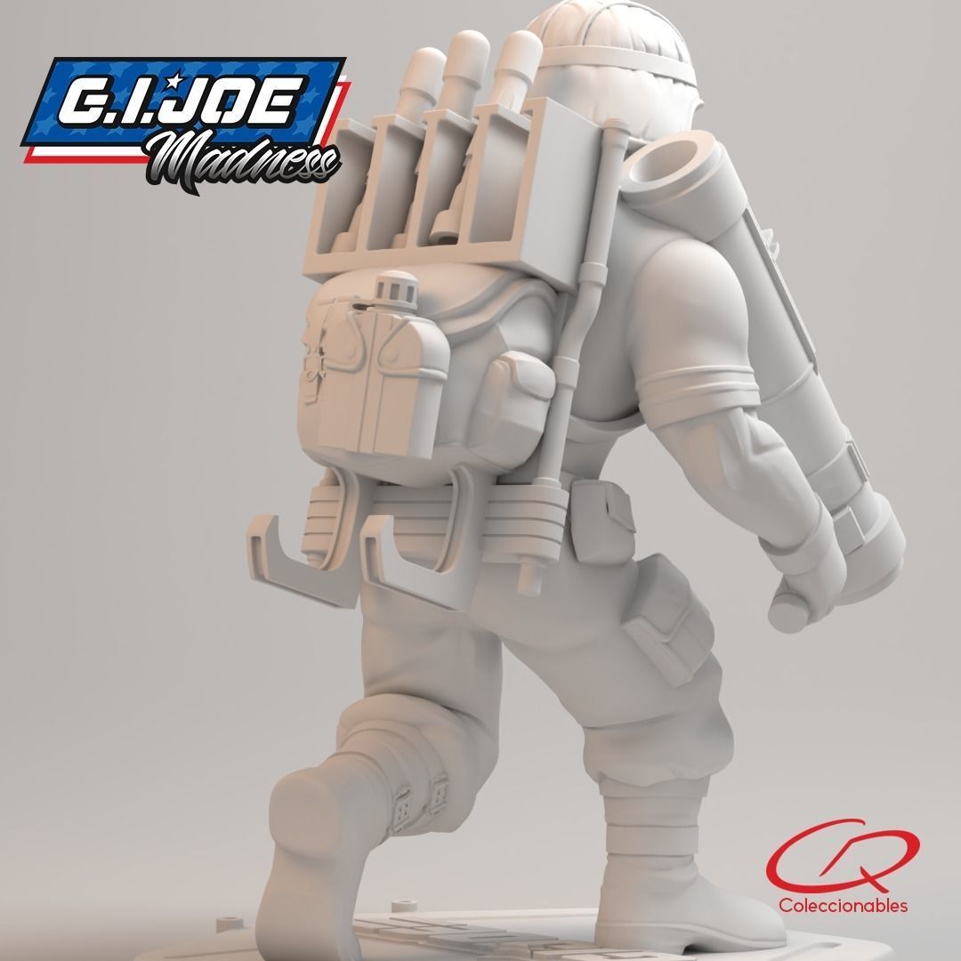 GI JOE Characters Bazooka GI JOE full-figure pose 02 3D print model_15