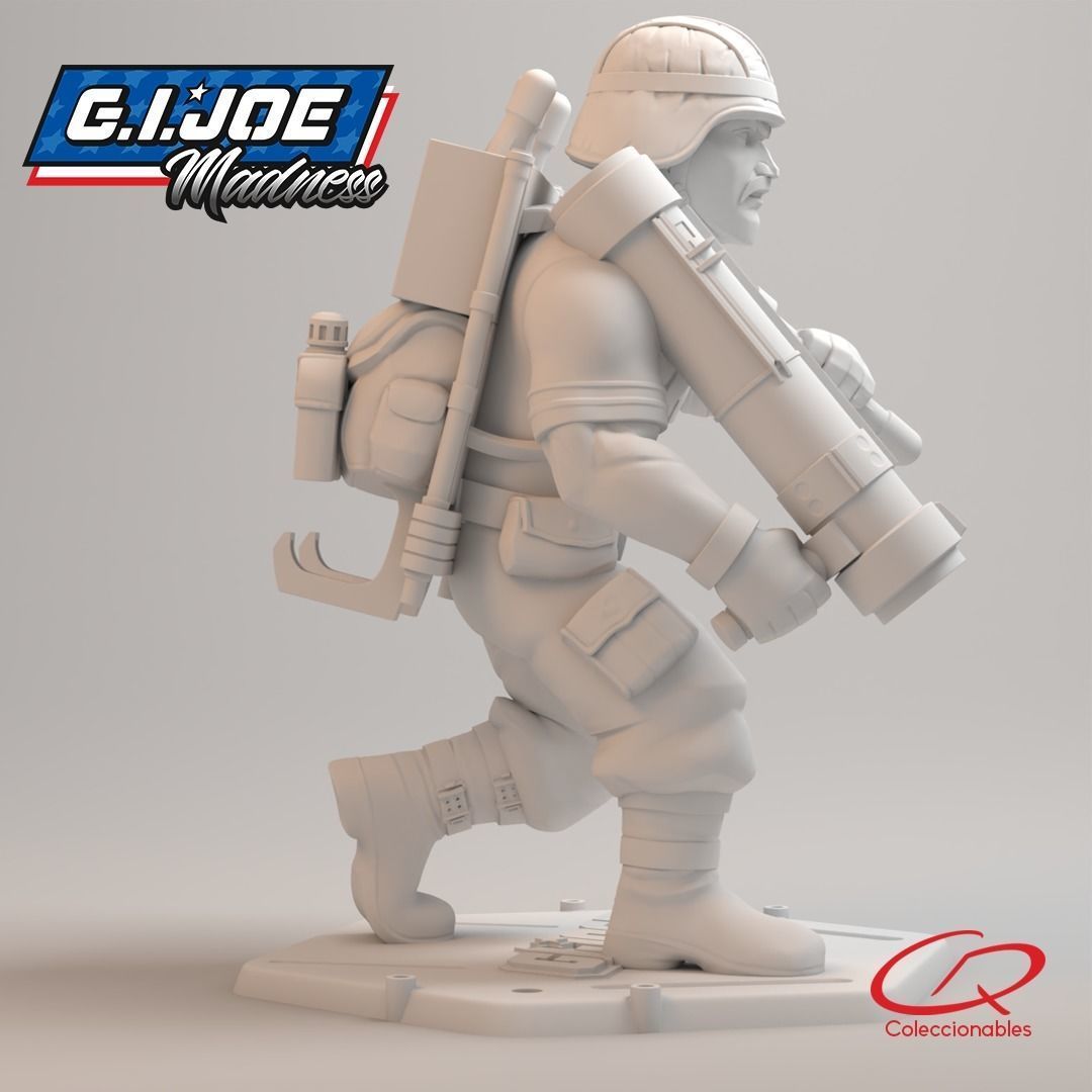 GI JOE Characters Bazooka GI JOE full-figure pose 02 3D print model_13