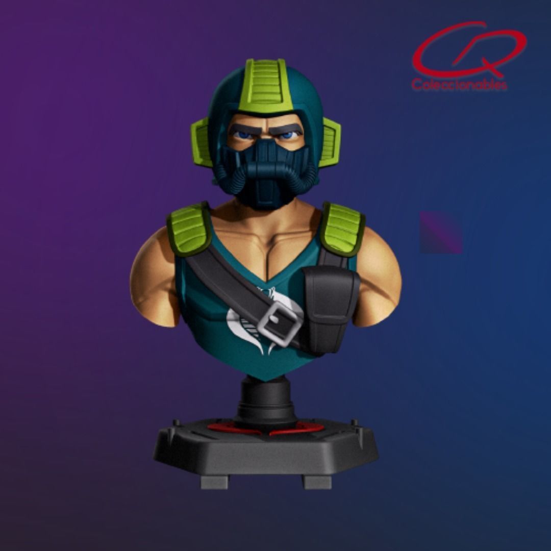 GI JOE Charaters CooperHead Bust 3D print model_11