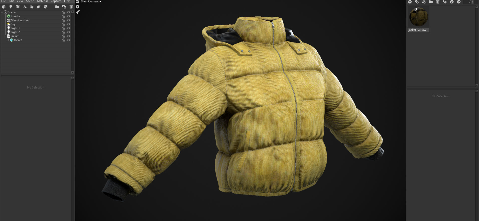 Winter jackets pack 3D Model Collection_77