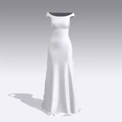 DRESS WHITE DIOR CUP ELEGANT DRESS
