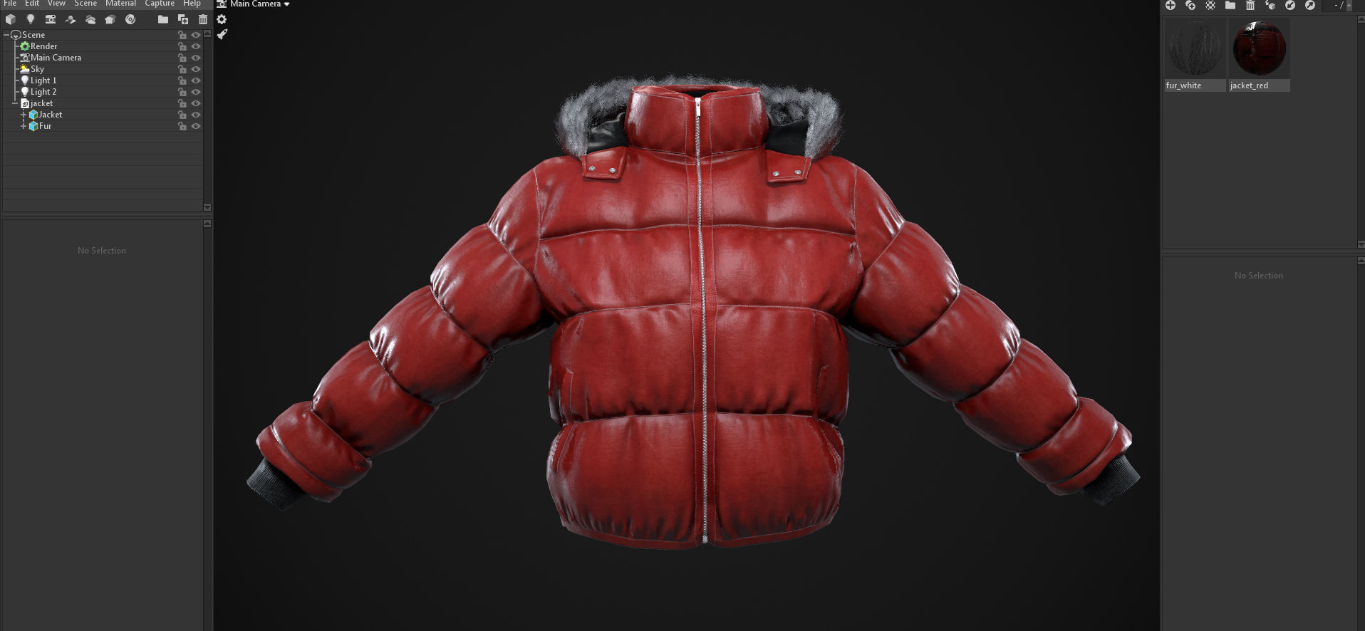 Winter jackets big pack 3D Model Collection_77