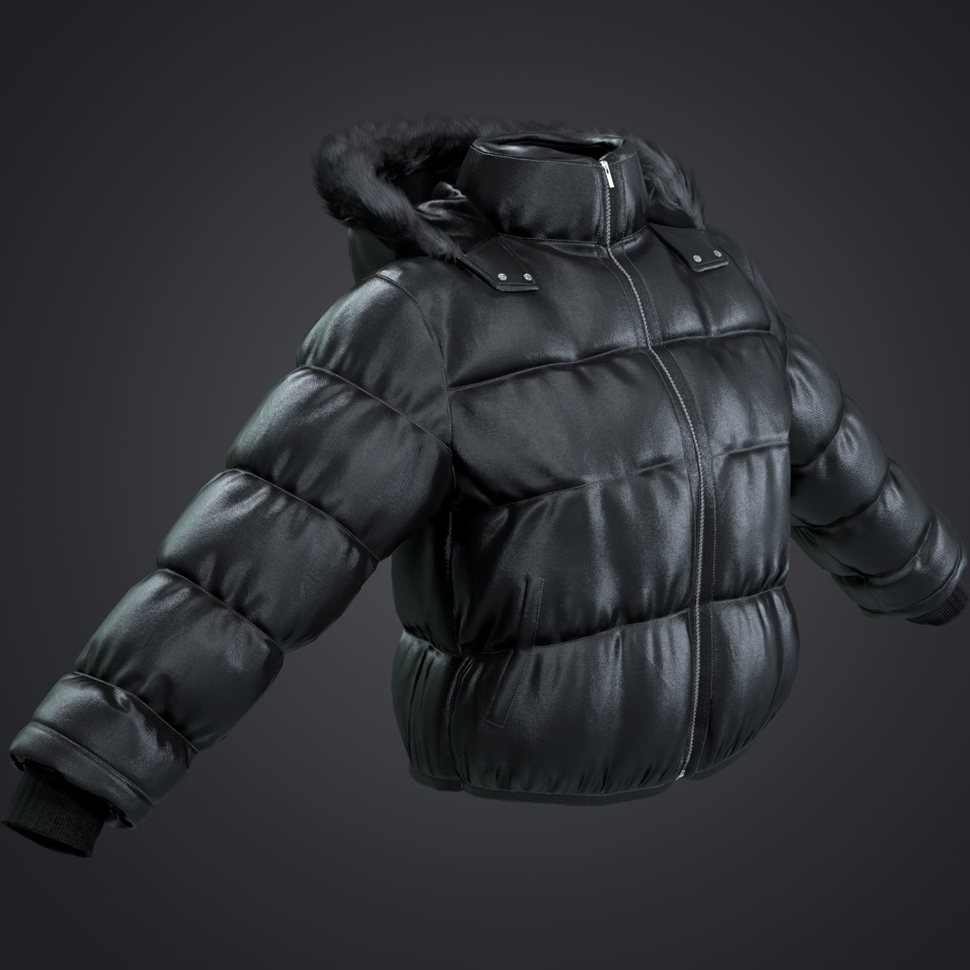 Winter jackets big pack 3D Model Collection_10