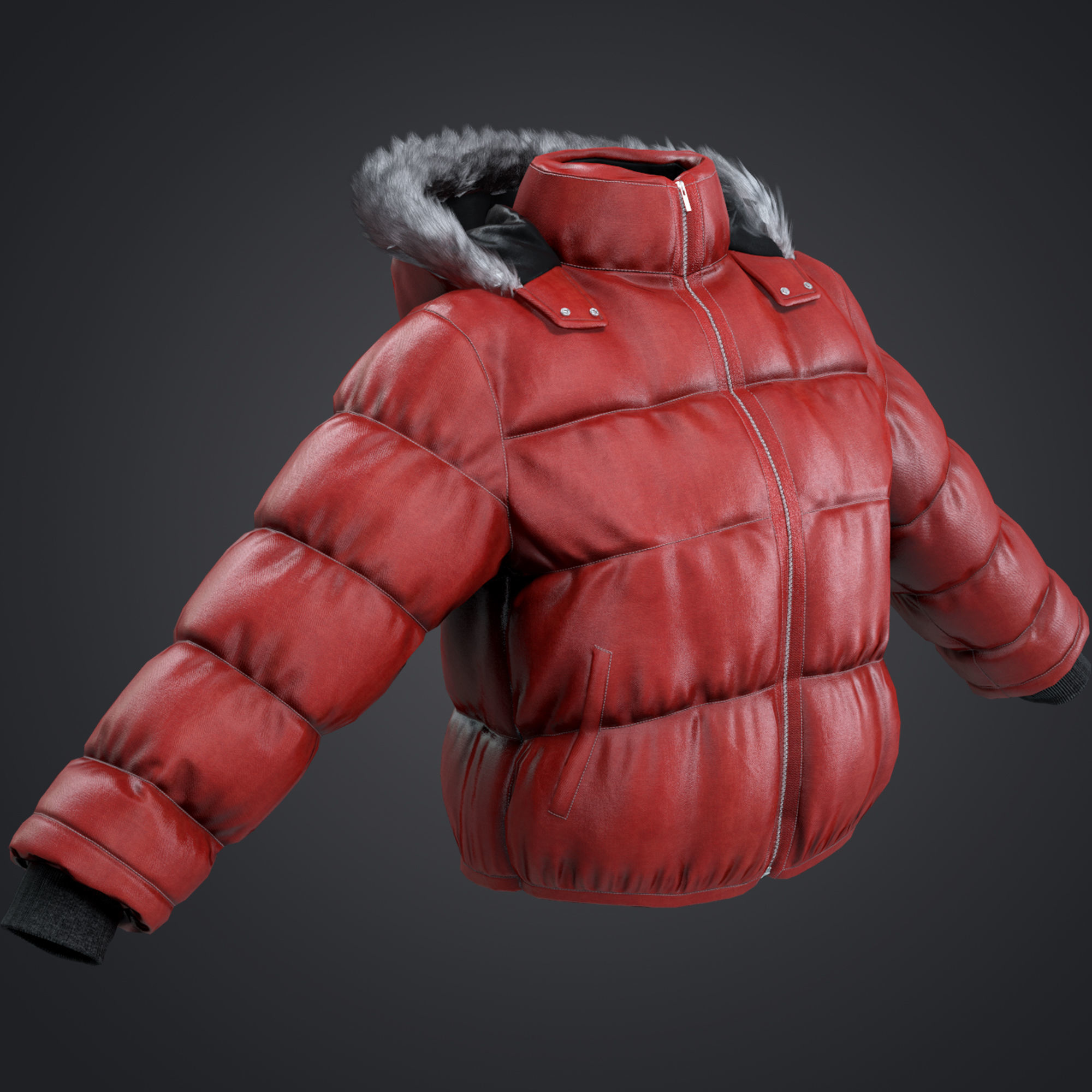 Winter jackets big pack 3D Model Collection_12