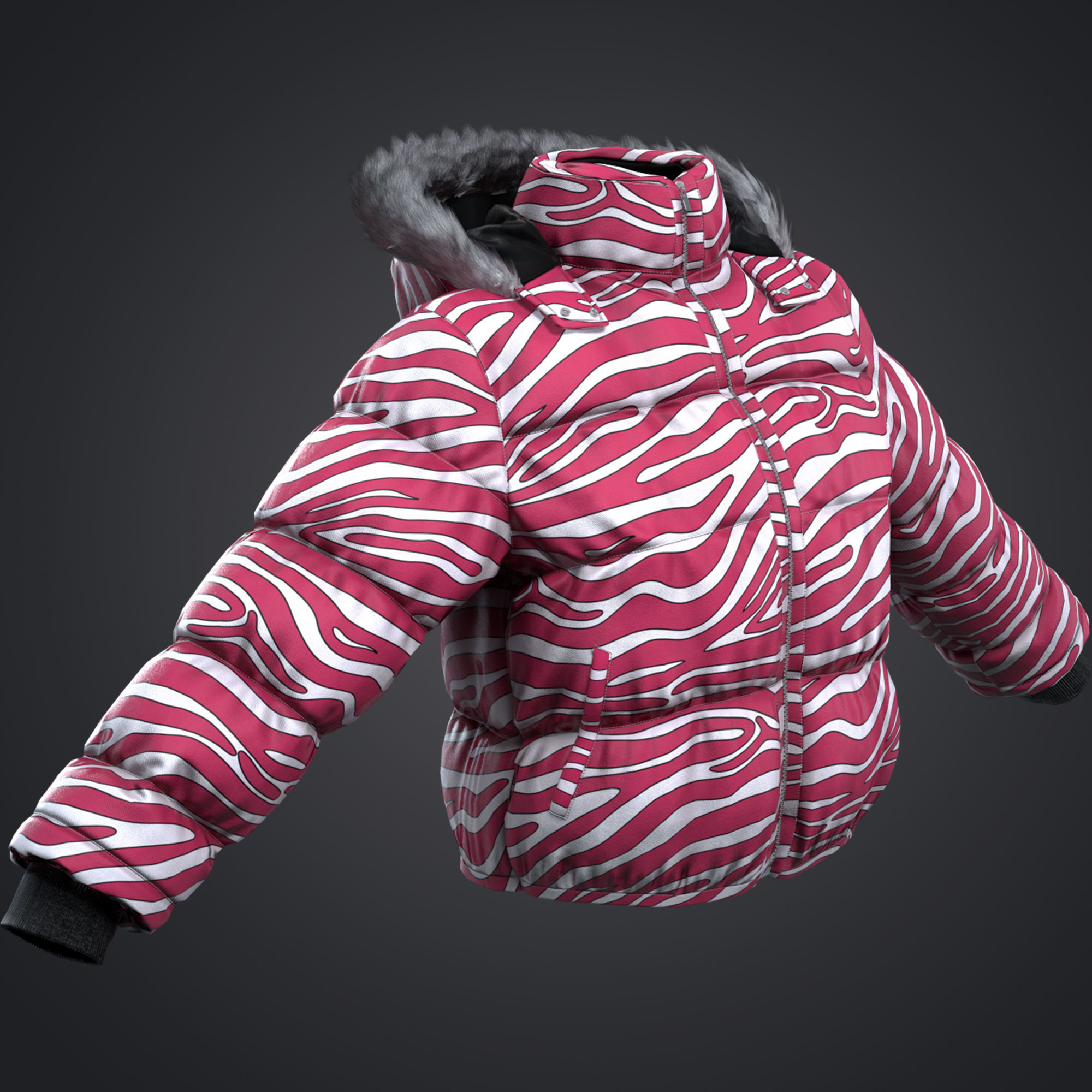 Winter jackets big pack 3D Model Collection_11