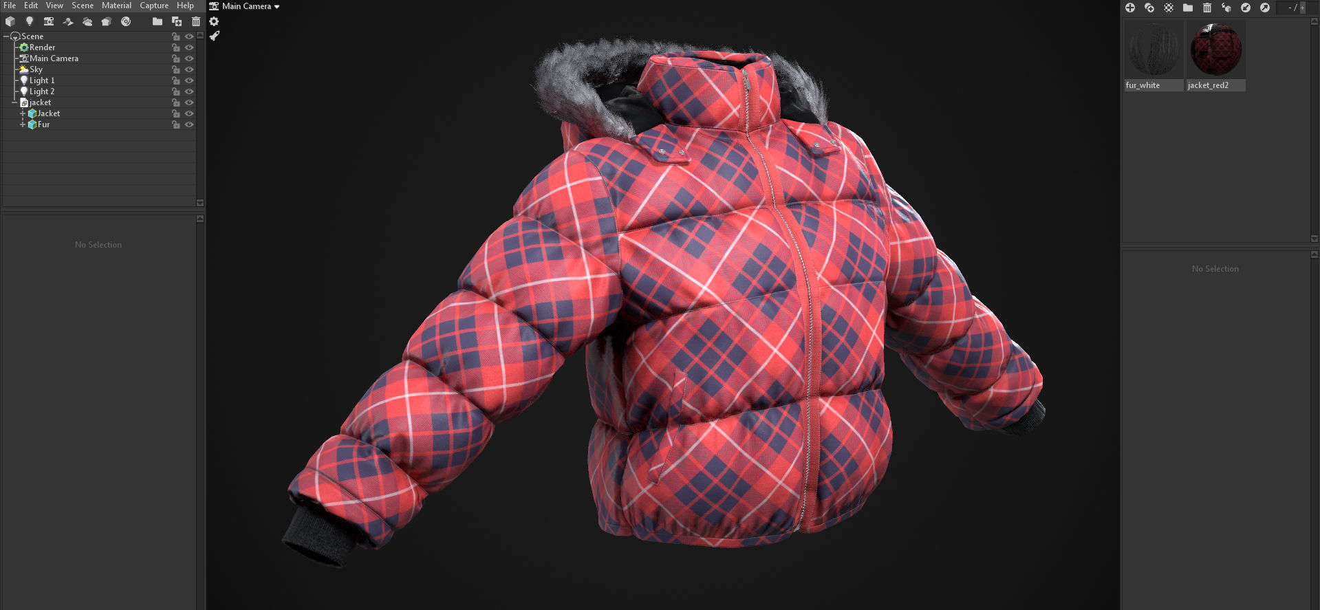 Winter jackets big pack 3D Model Collection_78