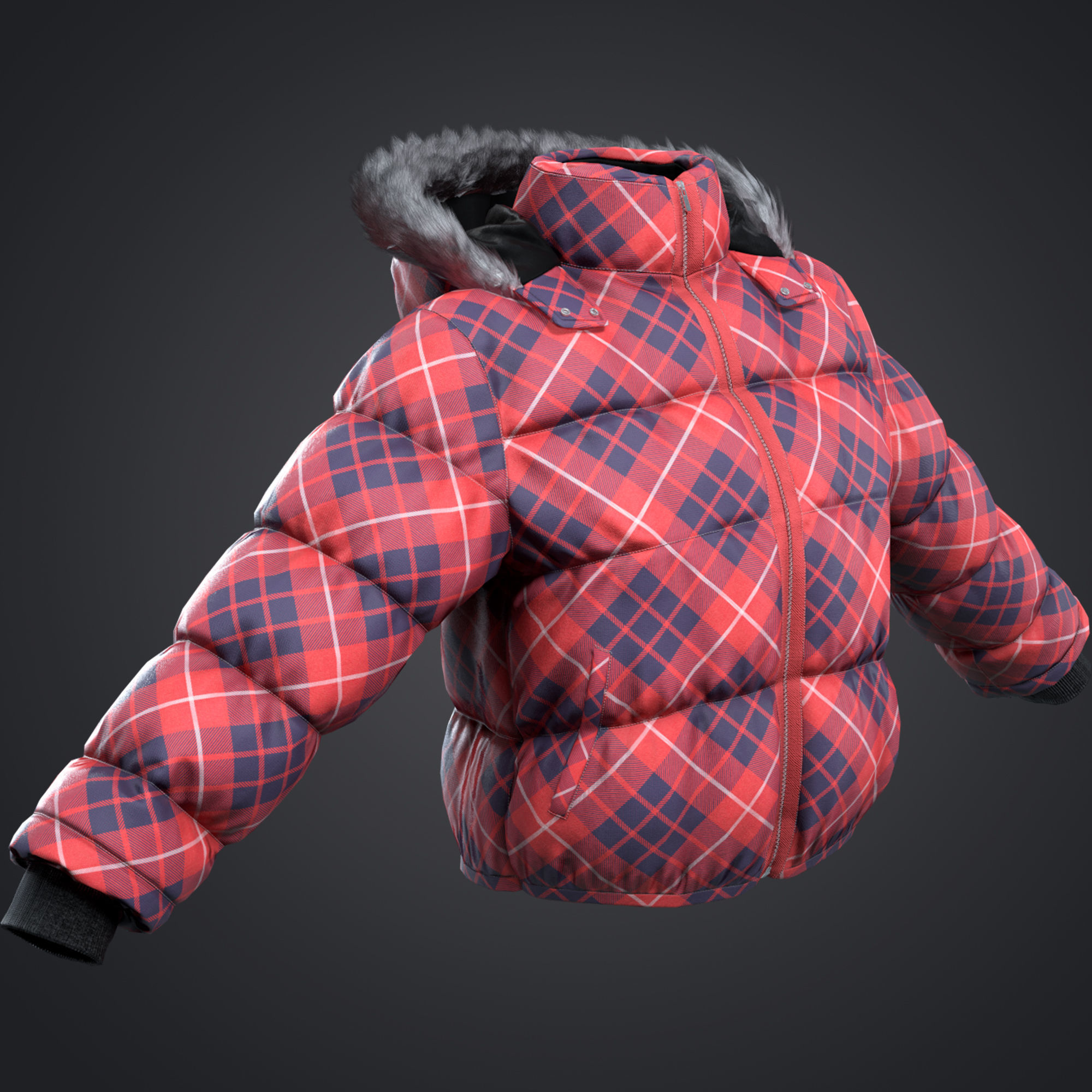 Winter jackets big pack 3D Model Collection_13