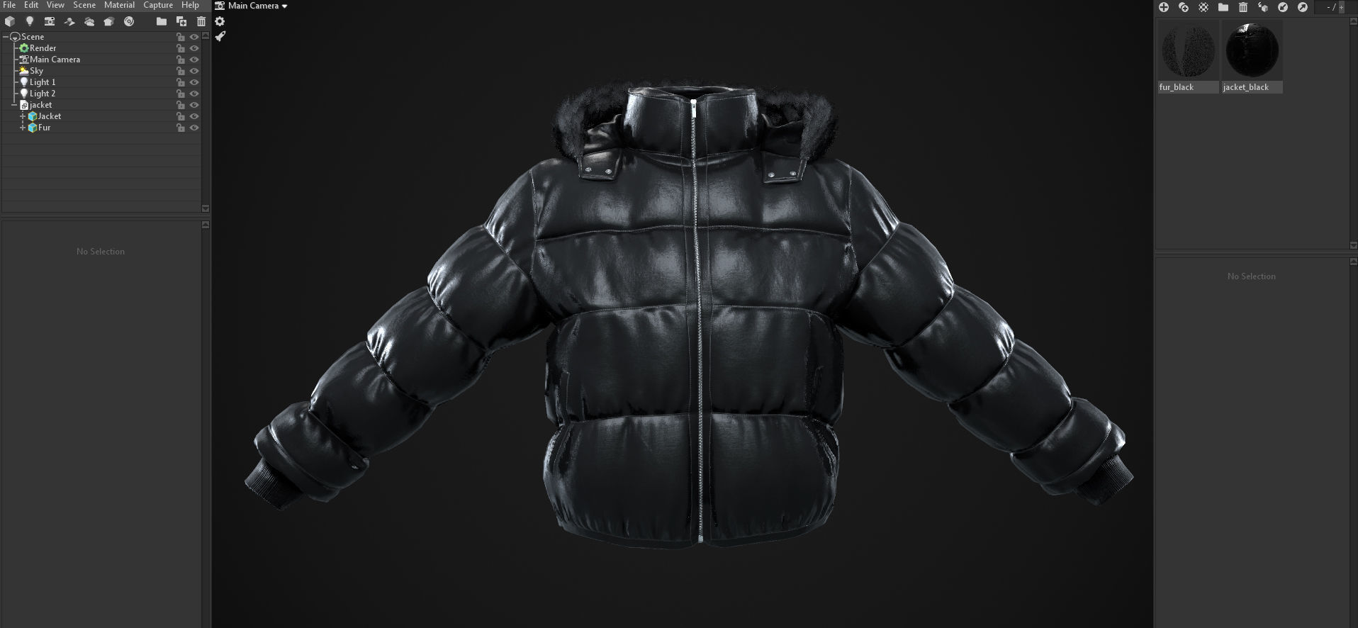Winter jackets big pack 3D Model Collection_76