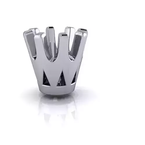 8 claw setting for  gemstone 3D model